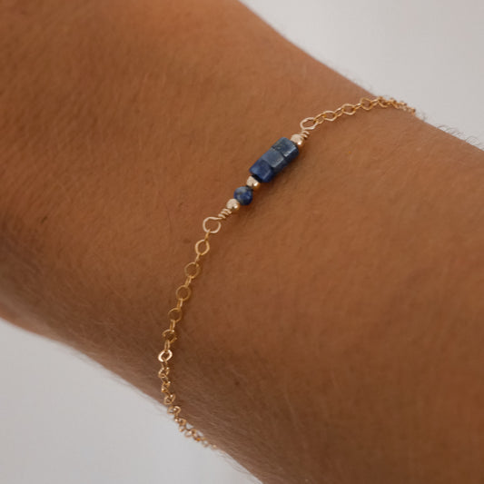 Bracelet La Croisette - Lapis Lazuli